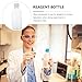 Luxshiny 12pcs 250ml Plastic Reagent Bottles with Screw Cap, Laboratory Chemical Storage and Sample Sealing Bottles for School and Industrial Use