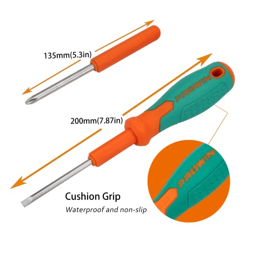 Prowin 9Pcs Multi Screwdriver 8-In-1 Adjustable Magnetic Tool With Phillips, Cool Gadgets For Father,Husband, Boyfriend Slotted, Square And Nut Driver #TOP3