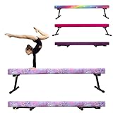 86 York 6ft/8ft Gymnastics Balance Beam, High and Low Floor Beam Gymnastics Equipment for Kids/Adults,Gymnastics Beam for Training,Physical Therapy and Professional Home Training with Legs