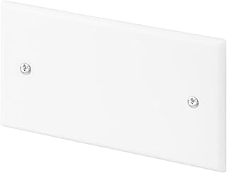 Poly Pool PP8231 - Tapa de cajas rectangulares de 4 módulos IP40 con tornillos de fijación, color blanco