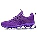 Women's Low top Running Shoes Blade Tennis Walking Sneakers Comfort Fashion Non Slip Work Sport Zapatos de Hombre Purple 6