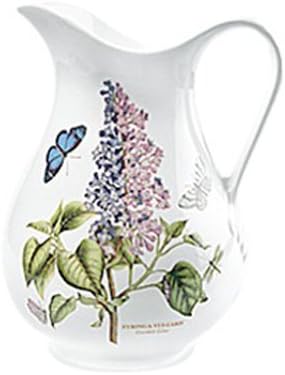 Portmeirion x Botanic Garden Jug, 3 Pint, Made in England Earthenware, Suitable for Serving Juice Tea, or Water, Floral Motif