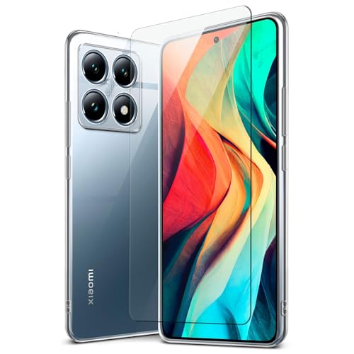 Lot 3 en 1 pour Xiaomi 14T verre blindé écran et coque silicone
