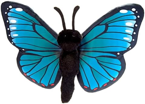 The Petting Zoo, Butterfly Stuffed Animal, Gifts for Girls, Wild Onez Monarch Butterfly Plush Toy (20 inch), Blue, 423312 image 4