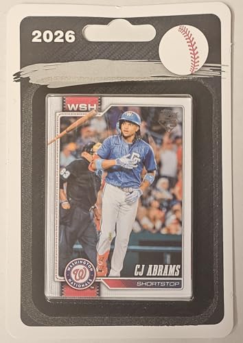 2026 Team Set Washington Blister Packed 10 Card Topps Nationals Team Set Series 1