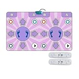 Tanzmatte für Kinder ab 8 Jahre Mädchen,Tanzmatte Erwachsene,Fun Kids Dancing Exercise Game, Plug and Play, Tanzspielmatte für Kinder und Erwachsene, Tanzspiel Ohne Drähte für TV mit AV-Kabel