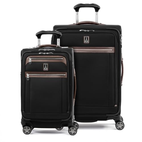 Image of Travelpro Platinum Elite Softside Spinner Set, Black, 2-Piece (21 /25)