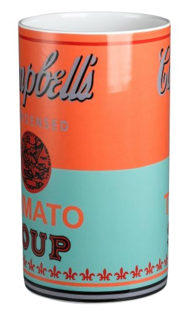 Rosenthal/ローゼンタール　Andy Warhol/Campbells Rosenthal Andy Warhol Campbell's Soup Cylindrical Vase