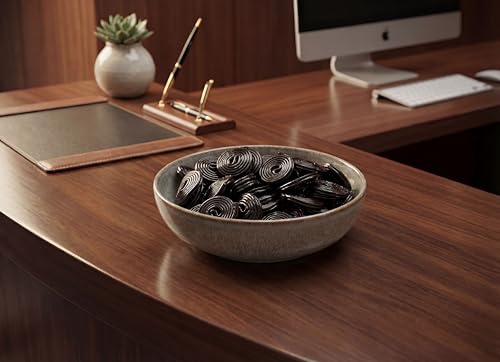 Caramelos de regaliz negro en rueda 1 lb bolsa a granel miniatura 4