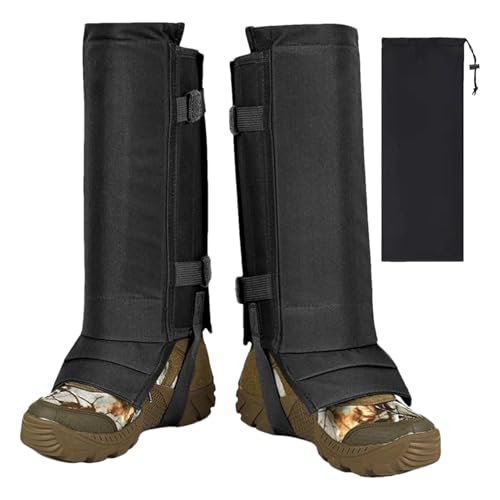 Guêtres de protection anti-serpents imperméables respirantes et réglables pour chasseur