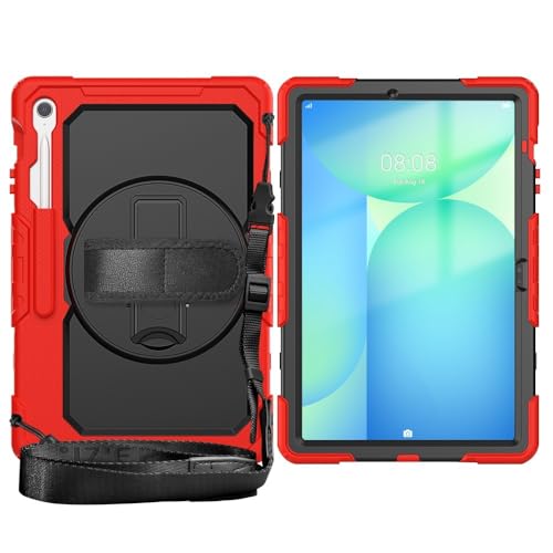 Coque antichoc Samsung Galaxy Tab S10 FE+ 13.1" avec film écran et dragonne 360°
