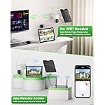 CAMCAMP Solar Security Cameras Wireless Outdoor with 10" Monitor, 10CH NVR 2K Solar Home Security Camera System with 360° Color Night Vision,2-Way Audio,500GB Local Storage,No Monthly Fee,No Need WiFi - Image 3