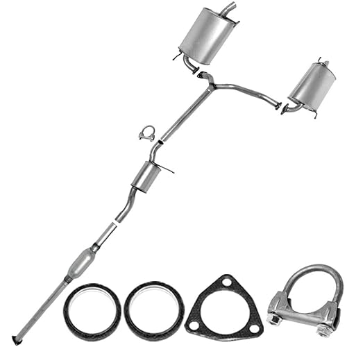 Northeastern Exhaust | Direct Fit Resonator & Muffler Exhaust System Kit Compatible for Honda Accord 1998-2002 3.0L | Sedan | Free Gaskets and Clamp Included | Automotive Replacement Part