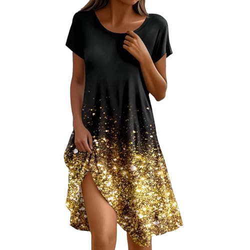 Femme Robe Cotton en Line Col en V Ete Grande Taille Rétro MiniRobe Lâche Couleur Unie Boho Ete Mi-Longue Dress pour Fêter Robes de Vacances à la Plage Red...