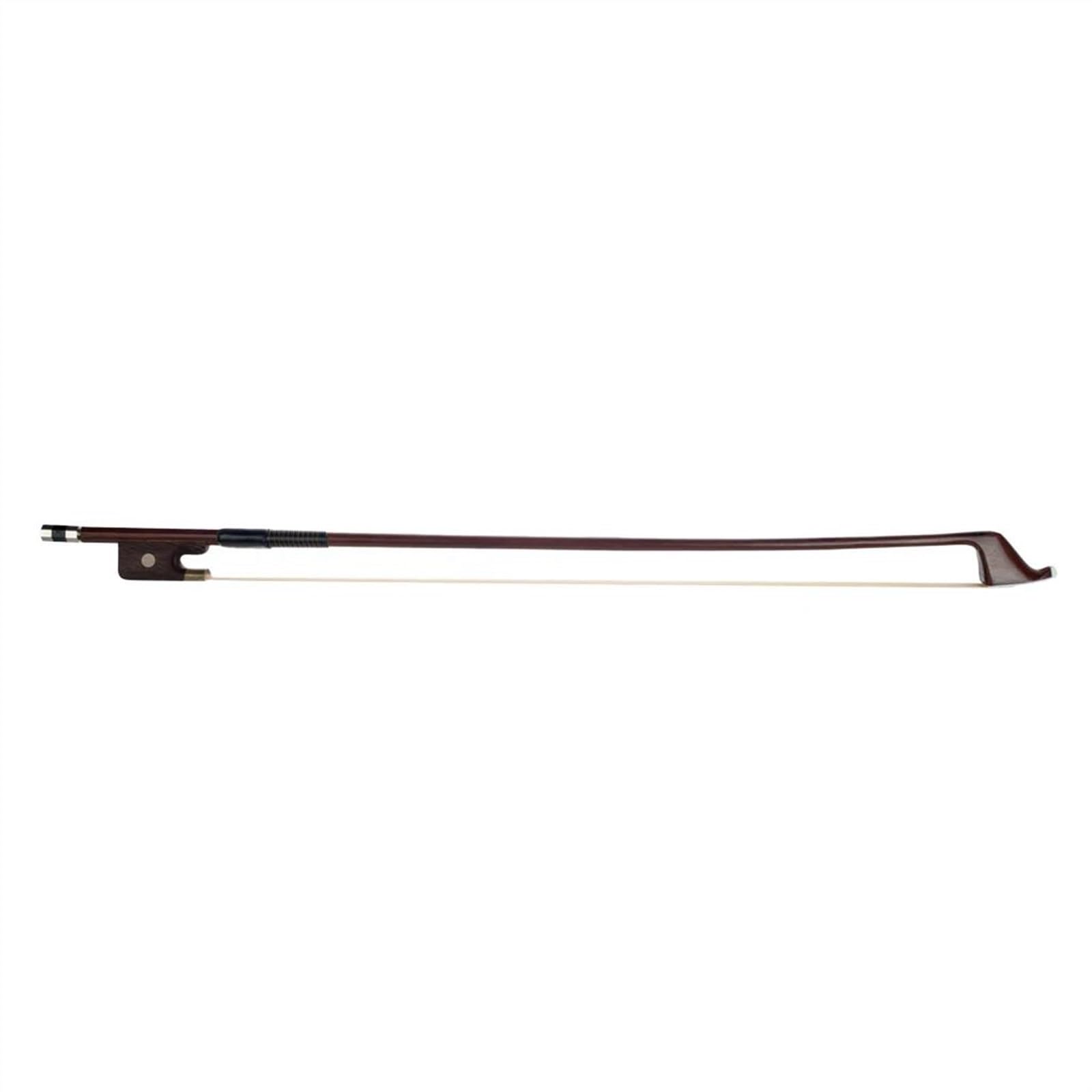Arco Per Contrabbasso 4/4 3/4 1/2 1/4 1/8 Bastone Rotondo In Legno Brasiliano Verticale Durevole (Color : 1/2)