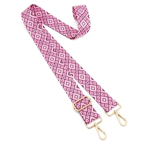 Image of ZOOEASS Wide Shoulder Strap Adjustable Replacement Belt Guitar Style Crossbody Bag Handbag Strap Multicolor Canvas Straps(Wide:1.5in)(Color49)