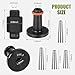 pinflaw 1 PC Automotive Fuel Injector Seal Tool Kit, CNC Process Metal Accessories, Replacement for OEM Part Number 18683AA000 EN-51105 EN-49245, Compatible with General Motors (Black & Silver)