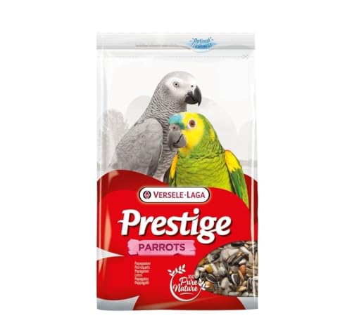 Versele-Laga Prestige Perroquets | 1 kg | Aliment complémentaire pour perroquets | Mélange de céréales et de graines de Haute qualité | avec graines de...