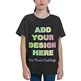 AOOEDM Camiseta Personalizada para niños, niños y niñas, Camisetas Personalizadas con Imagen/Texto, Camiseta Personalizada para niños, Regalos Personalizados