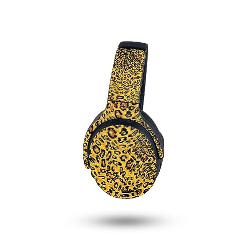 Image of MightySkins Carbon Fiber Skin Compatible with Skullcandy Crusher ANC 2 - Cheetah Girl | Protective, Durable Textured Carbon Fiber Finish | Easy to Apply
