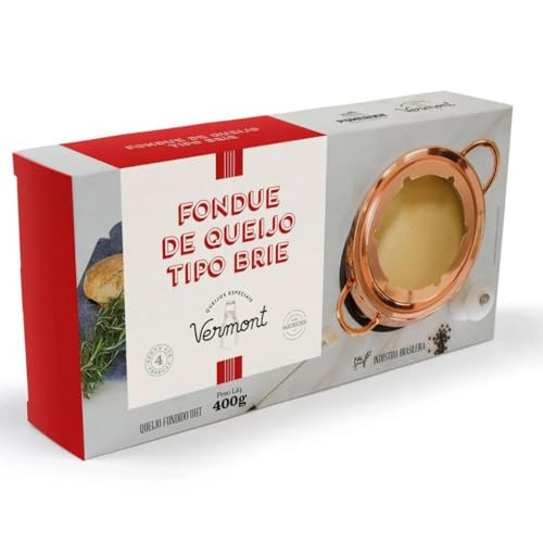 Pomerode Fondue de Queijo Tipo Brie, 400g, Artesanal, Serve 4 Pessoas