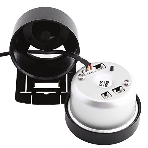 Medidor de temperatura del agua LED azul para un control exacto en circuitos y autos de carreras