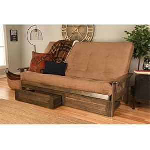 Kodiaktucsonqueenfutonframewithstoragedrawerswoodfutonsetwithmattressincludedinsuedefabricmattresstanwalnut Urban Country Home Decor Kodiak tucson queen futon frame with storage drawers wood futon set with mattress included in suede fabric mattress tanwalnut urban country home decor