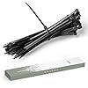 Cable Ties 300mm×3.6mm Black Zip Ties Wraps 40PCS Heavy Duty Strong Nylon Premium Self Locking Tensile Strength 40lbs 12 inch/30 cm #5