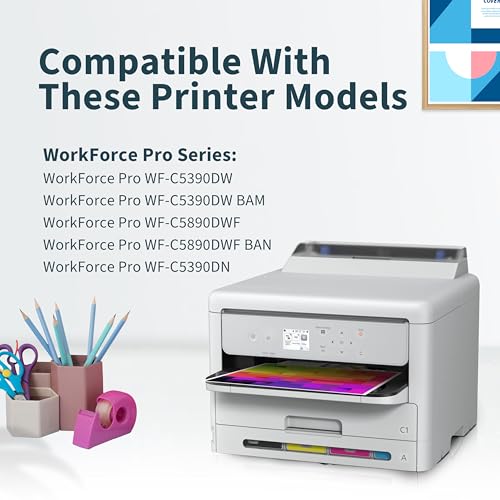Pack d'encre T11D pour équiper votre espace de télétravail avec WorkForce WF-C5390DN - 2