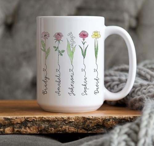 Mom Gifts - Taza de café de cerámica 11oz blanco miniatura 4