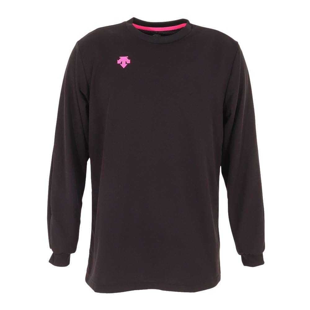 Descente Long-Sleeve Shirt, Volleyball Classic, Sweat Absorbent, Dry, Stretch, One-Point Design, Unisex, Unisex, Bpk, SS