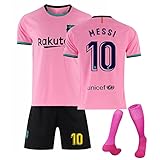 PANGKII Barcelona Fussball Trikot 23/24 Fussball Trikot Kinder Set Fußball Trikot Hause/Auswärts Fußballtrikot Trainingsanzug Sportshirt Herren/Junge Football Training Tshirts Shorts und Socken Anzug