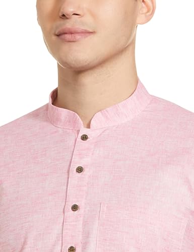 Image of Manthan Blended Viscose Kurta for Men
