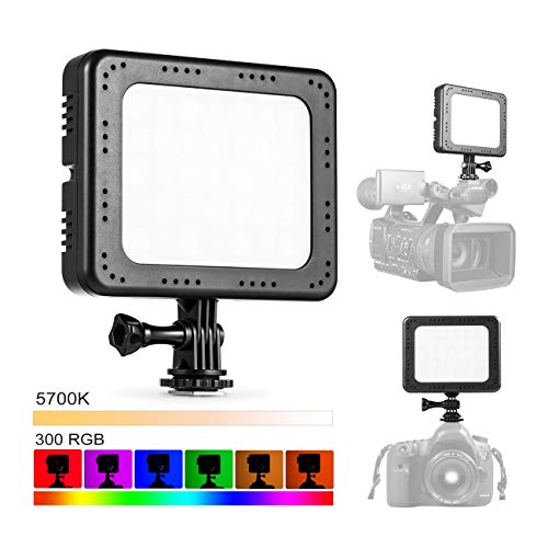 TARION TL-10 Camera LED Panel Light RGB 5700K RA96 300 Colors On-Camera Video