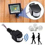 Motion Sensor, LED Infrared Motion Sensor Replacement, Outdoor 90~250V 180 Degree Security Infrared PIR Body Inductor Wall Light Switch