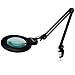 Neatfi XL Bifocals 1,600 Lumens Super LED Magnifier Lamp with Clamp, Large 7 Inches Acrylic Lens, 5 Diopter with 20 Diopter, Hands Free, Dimmable, 16W, 84 Pcs SMD LED, Adjustable Arm (Black)
