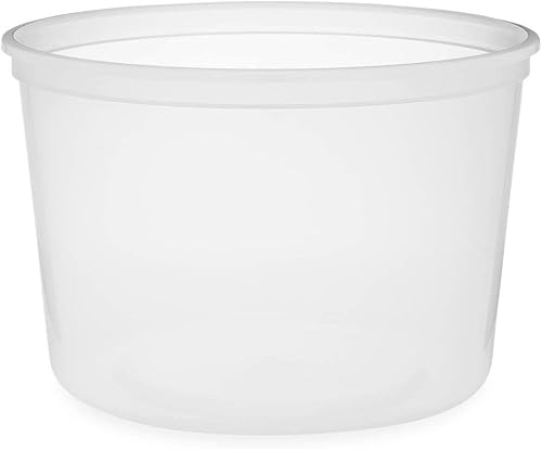 Tokuyo 10 juegos de 64 onzas Recipientes de plástico para almacenamiento de alimentos con tapas herméticas para microondas, congelador,