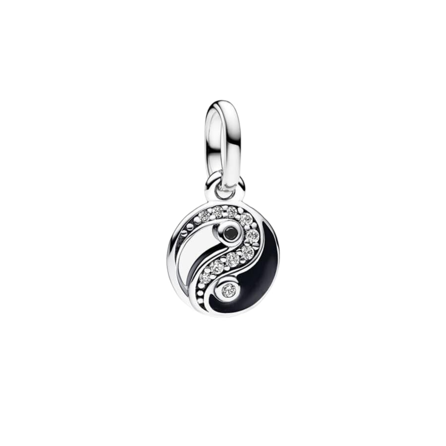 PANDORA ME Yin & Yang 793454C01 - Colgante de plata de ley compatible con ME y Moments, 2,2x8,2x8,2 mm, Plata de ley, No es una piedra preciosa