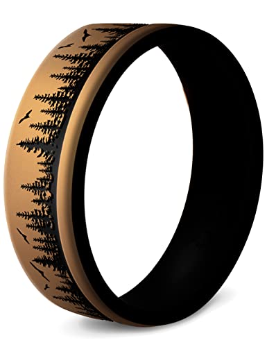 Bague en silicone pour homme et femme Forest de Knot Theory