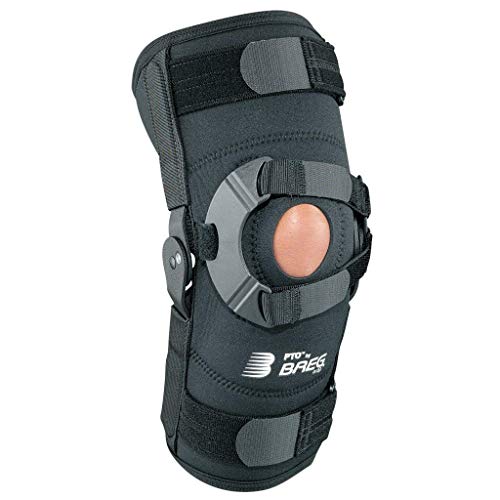 Breg PTO Soft Knee Brace, Neoprene, Closed Back (Right Knee, X-Small)