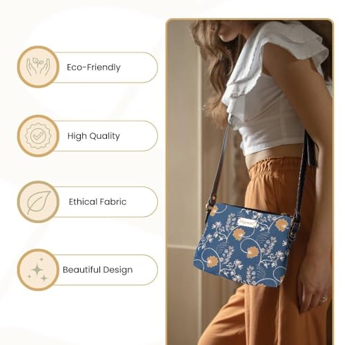 Image of Signare Tapestry Crossbody Bag Sling Shoulder Purse for Women