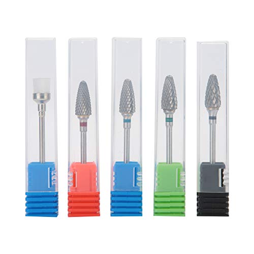Nail Polishing Grinding Head Nail Drill Bits Set for Manicure Tool Tungsten Steel