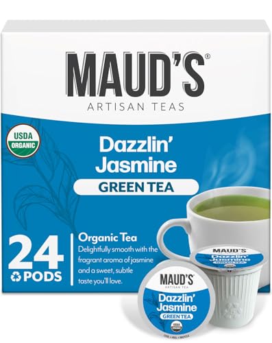Image of Maud's Organic Jasmine Green Tea Pods, 24ct