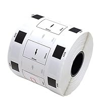 Amazon | ブラザー用 ピータッチ DKプレカットラベル (感熱紙) DK-1209