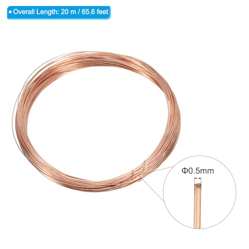 PATIKIL 66 Feet Solid Bare Copper Wire - Image 2
