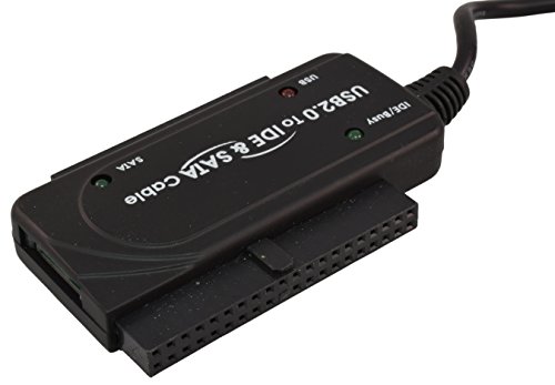 PTC Cable Adaptador USB 2.0 a IDE y SATA con Energía miniatura 2