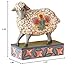 Jim Shore Heartwood Creek Gentle As A Lamb Folk Art Decorated Sheep Figurine