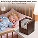 Racokky Automatic Single Watch Winder Box for Rolex and Other Watches, Ultra Quiet Japanese Motor, Self Winding Rotating Wooden Watch Case, Battery or Type-C Powered, Premium Watch Box for Men and Women
