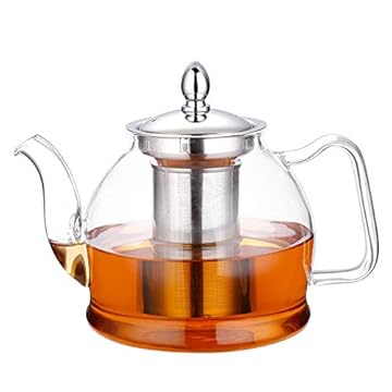 hiware 1000ml glass teapot with infuser review