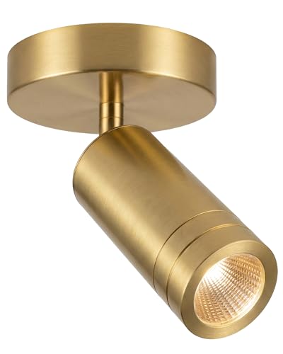 Image of LED Gold Dimmable Ceiling Spotlight Indoor - Solid Copper Fixtures
